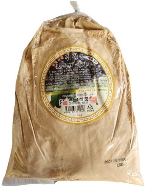 15곡 검은콩 미숫가루, 단품, 1개, 1kg