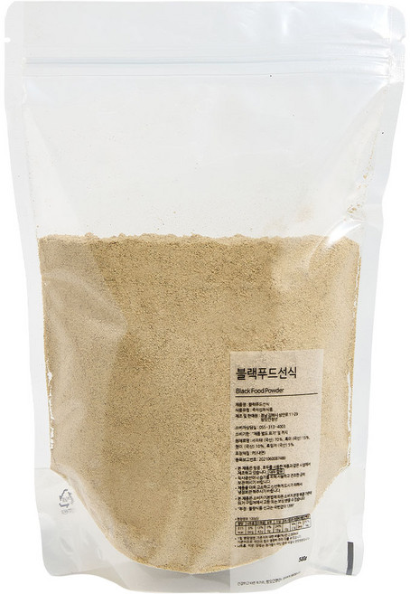 방앗간청년 블랙푸드선식, 500g, 1개