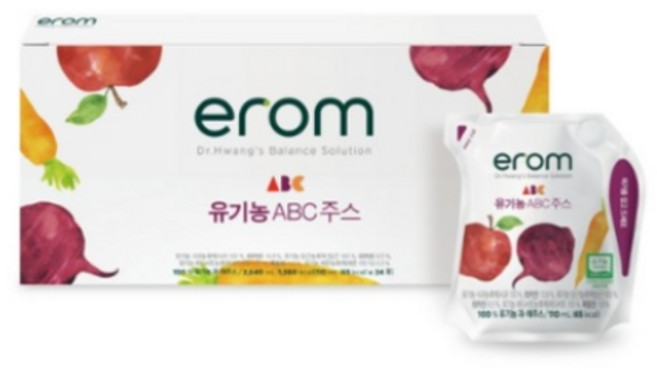 이롬 유기농 ABC주스, 110ml, 360개