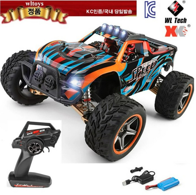 (알라샵) WLTOYS 웰토이 104009 몬스터 2.4G 레이싱 RC카 사막트럭, 순정1500미리, 1개