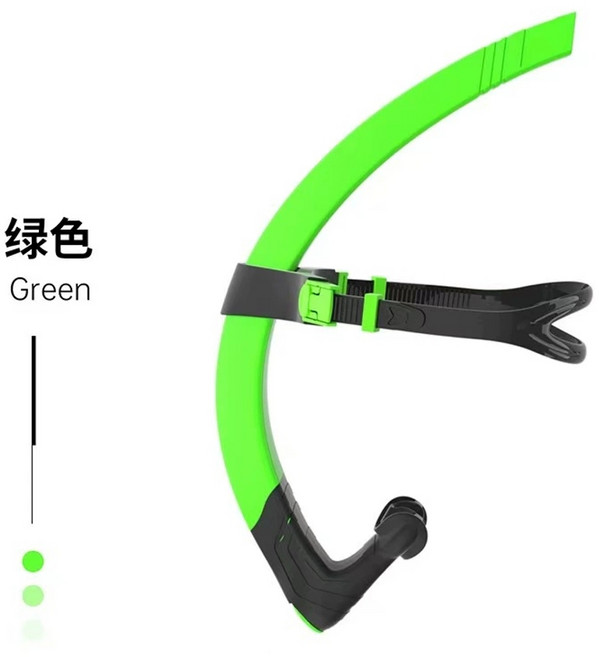 센터스노클 자유형 수영훈련 수중호흡기 10종 F02, 그린 F02