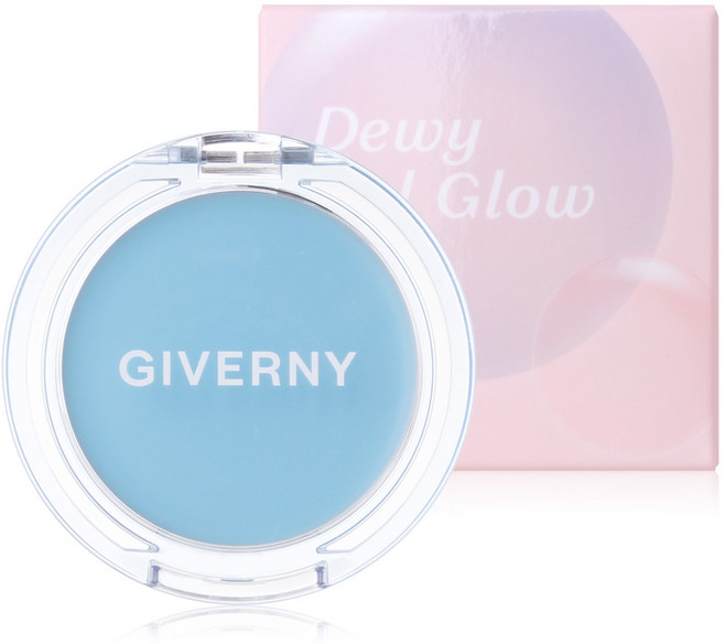 GIVERNY 지베르니 듀이 젤 글로우 크림 블러셔 (색상선택), 00 글로우오버레이, 1개