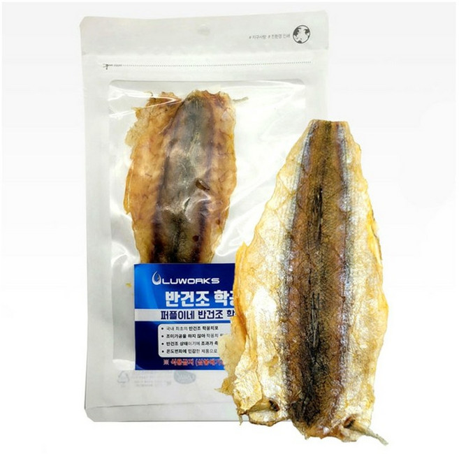 루웍스 퍼플이네 반건조 학꽁치포 한마리 삼봉에기 생미끼, 단품, 1개