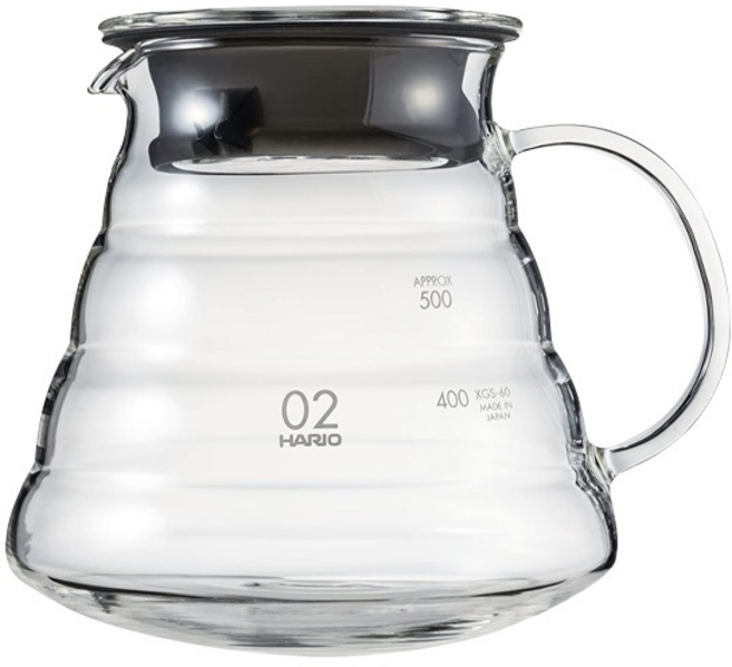 HARIO V60 雲朵咖啡壺 日本製 耐熱玻璃 手沖壺 XGS系列 360ml 600ml 800ml, 1個, V60雲朵咖啡壺:600ml