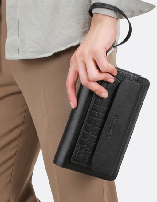 프리미엄 남성 심풀 악어무늬 클러치백 2302