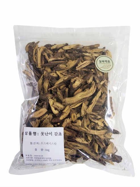 실속약초 못난이 감초, 1개, 1kg