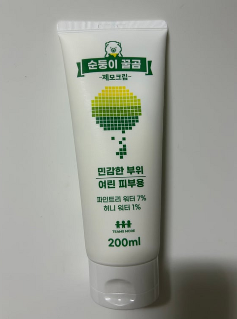 팀스모어 순둥이 꿀곰 제모크림, 3개, 200ml