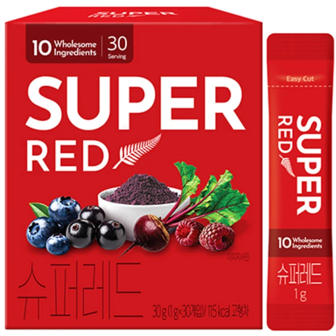 [본사직영]마타카나 슈퍼레드 슈퍼푸드 뉴질랜드산 오가닉 10가지 레드푸드 분말 폴리페놀, 30g, 1개 - 쿠팡