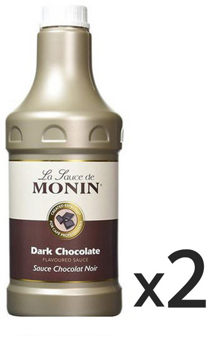 모닌 다크초콜릿 소스 1.89L 2개