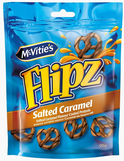 플립즈 카라멜 프레첼, 90g, 1개