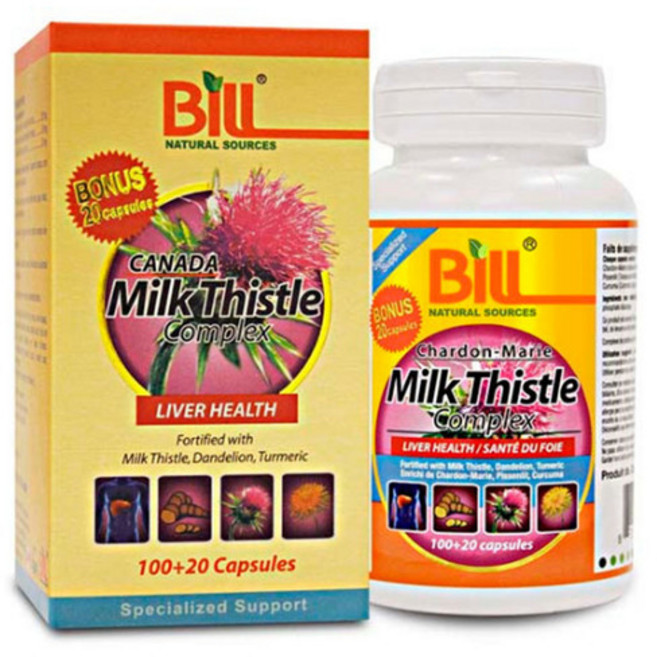 빌 밀크씨슬 간 건강 서포트 500mg 120정(BILL Canada Milk Thistle), 120정, 1개