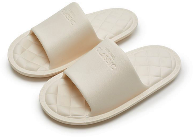 홈데코레 모던 클래식 실내화 거실화 층간소음 방지 사무실, 1개, 베이지