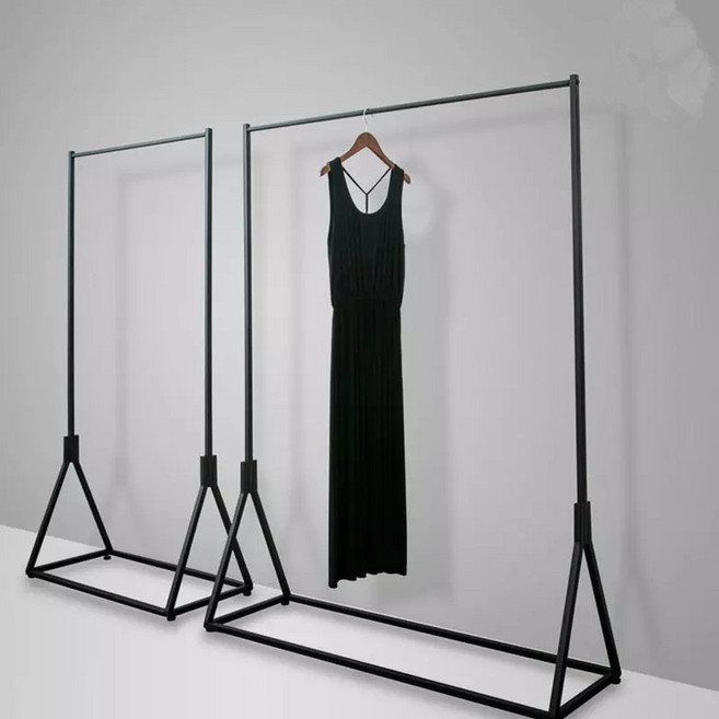 럭셔리 퍼퓸 행거 튼튼한 철재 드라마협찬 옷가게 전용행거, 블랙