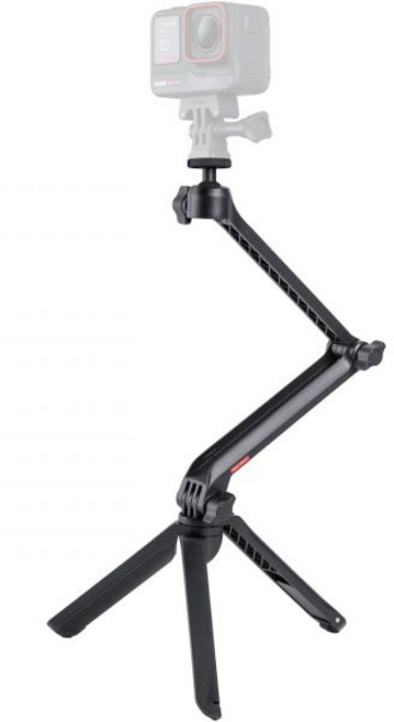 인스타360 멀티 마운트 올인원 카메라 장비 삼각대 셀카봉 및 마법 암 360도 볼 조인트로 각도 조절 가능 에이스/고/링크/엑스 시리즈 호환 블랙 USA