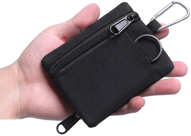 남성 카드지갑 고리형 여행 동전지갑 키링 파우치형