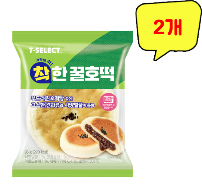착한 꿀호떡, 2개, 95g