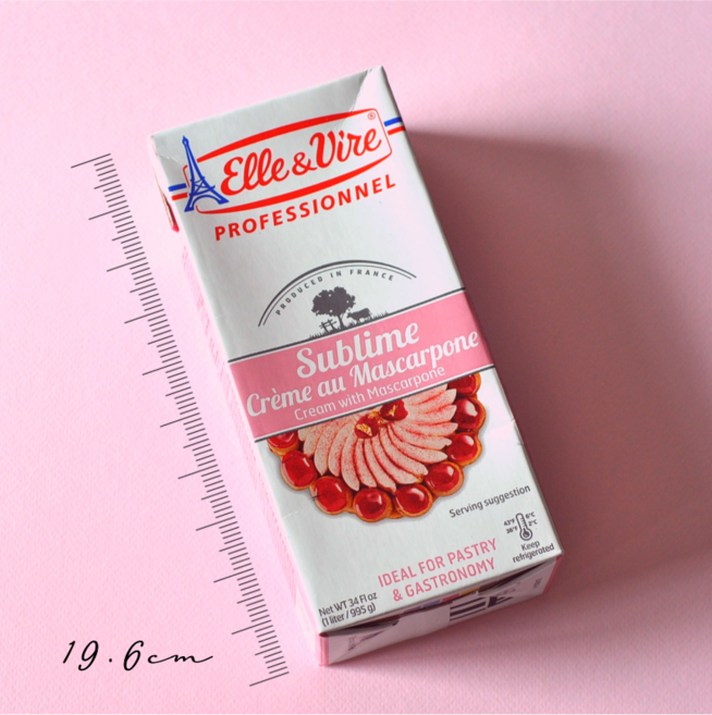 서브라임 1L(아이스박스 무료)마스카포네 30% 프랑스산 엘르앤비르 생크림, 1개, 1L