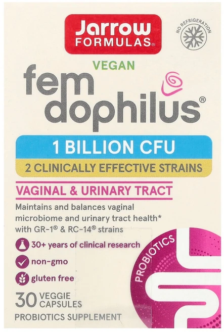 자로우포뮬러스 여성용 Fem Dophilus 베지 캡슐 30정, 비건, 성인남녀공용, 알약/캡슐, 1개 - 쿠팡