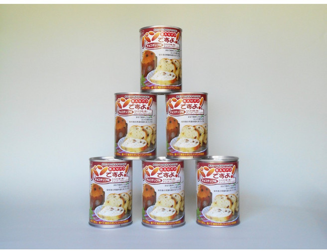 통조림빵 초코칩맛 5년보존 6캔 비상식량 미군전투 씨레이션 MRE 프랑스 한국 미국 재난, 6개, 173g