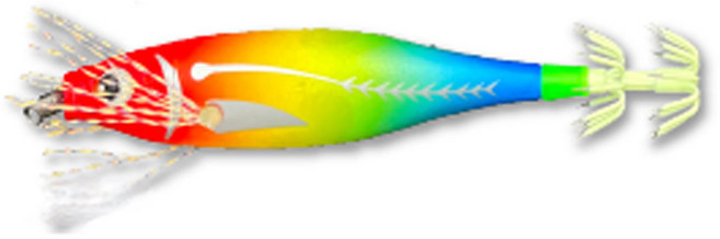 쎈피싱 스매쉬 야광바늘 이카엣지 에기 수평 쭈꾸미 갑오징어 문어 한치 쪼꼬미, C07 62mm파이러크래커, 1개