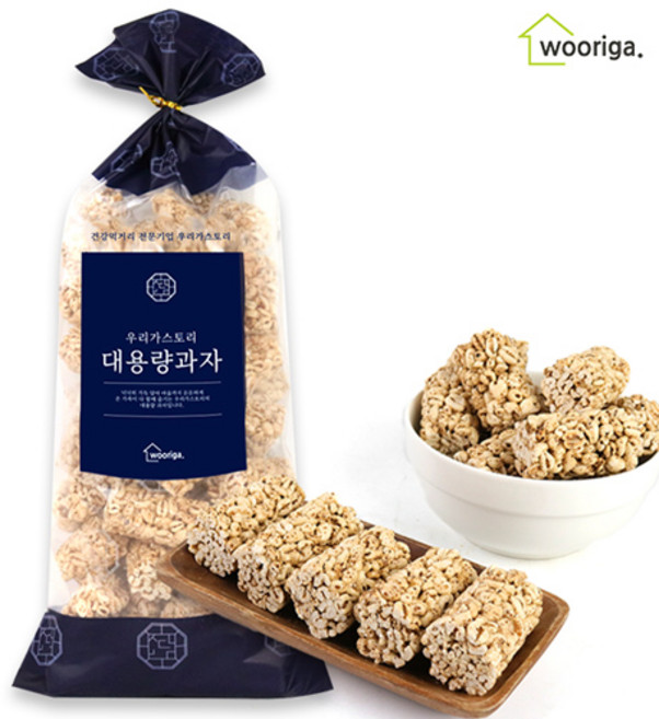 밀보리가락 350g 쌀강정 대용량과자 옛날과자 오꼬시, 1개