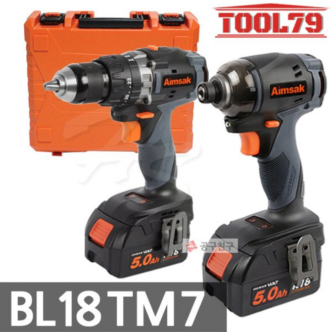 아임삭 아임삭 BL18TM7 충전콤보세트 BL18T70+BL18M70 [햄머드릴+임팩드릴] COMBO, 아임삭 아임삭 BL18TM7 충전콤보세트 BL18T70