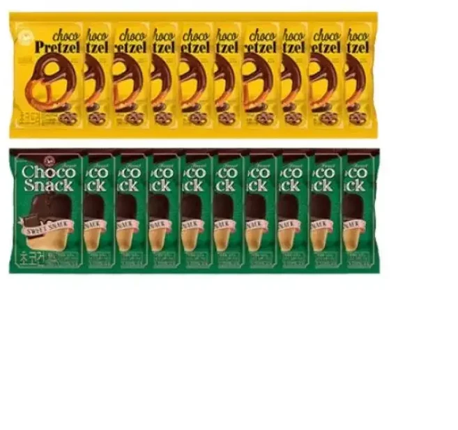 산과들에 초코프레첼 40g 10봉 + 초코건 40g 10봉