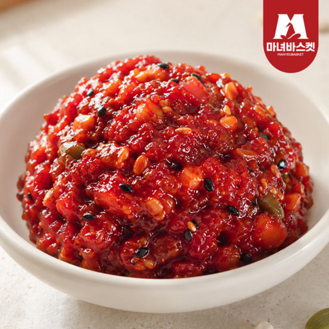 [마녀바스켓] 저온숙성 씨앗 젓갈 500g x2팩 (오징어+낙지+청어알), 2개