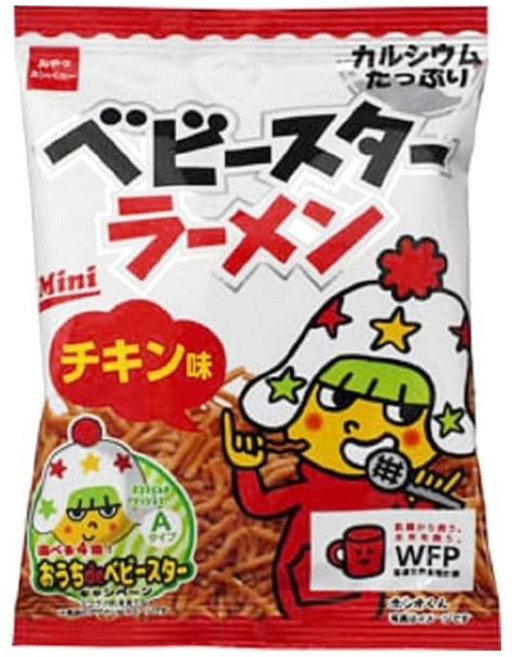 공식 베이비스타라면 치킨맛 미니 21g| 막과자 업소용 스낵 과자 라면 스낵 안주 간식 롤링 스톡 이용 경품으로도 대량 구매 간식 회사