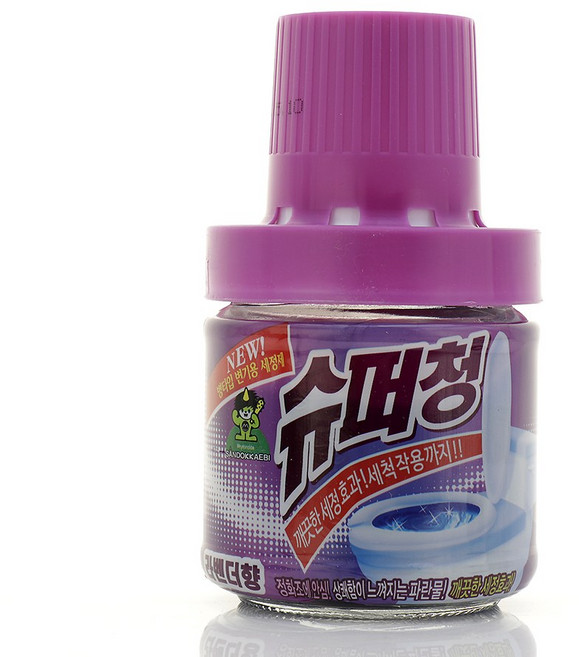 산도깨비 슈퍼청 병 180g X 12개입 1box /청크린 병/화장실 변기세정세/악취제거, 12개