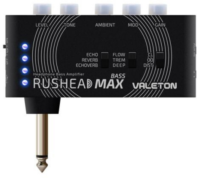 SONICAKE 멀티이펙터 Valeton 러헤드 맥스 USB 충전식 휴대용 포켓 기타 베이스 헤드폰 앰프 휴대 침실 플러그인 이펙트, 1) For Bass, 1개