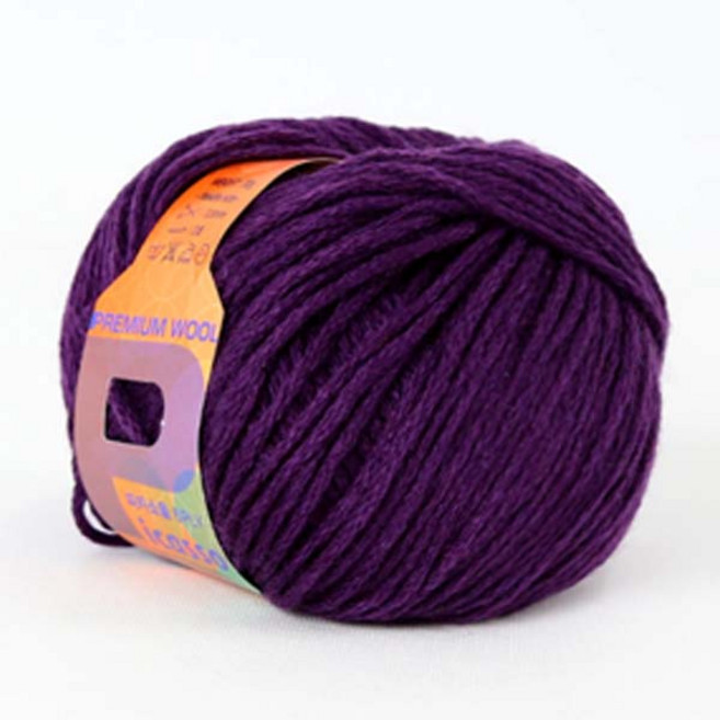 [앵콜스] 피카소울실 6ply (낱개) 뜨개실 털실, 624 진보라, 1개