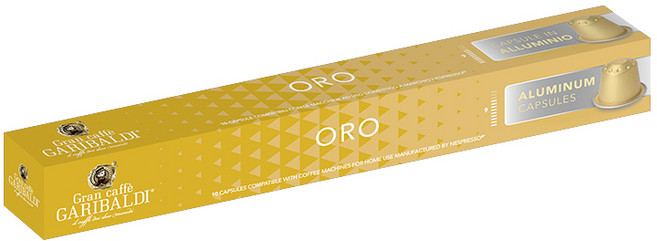 커피비 네스프레소 호환 캡슐커피 가리발디 알루미늄 5종, 03 알루미늄 오로, 1개