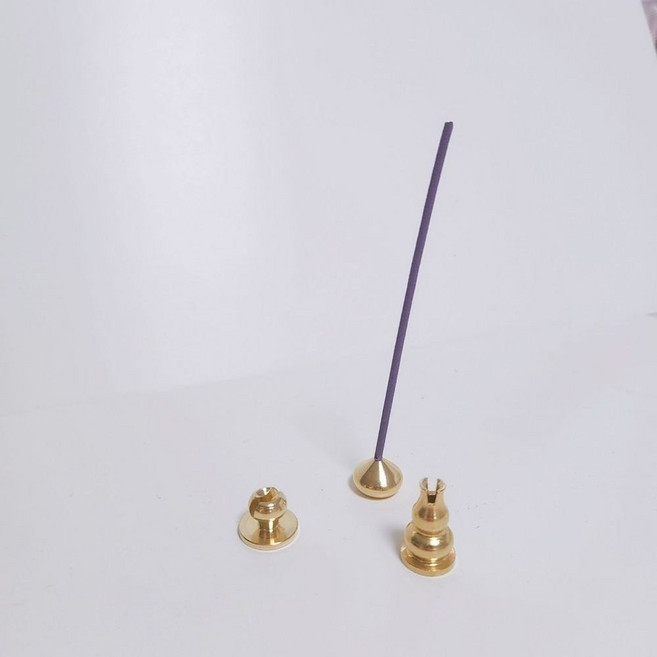 미니 인센스홀더 황동 받침대 3종, 호리병