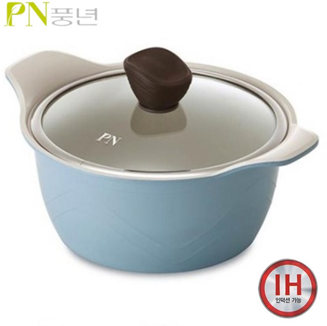 PN풍년 포시아D 올라 IH 양수냄비, 24cm, Creamy Lavender, 상세 설명 참조