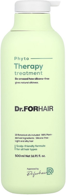 Dr.ForHair 피토 테라피 트리트먼트 모든 모발용 500ml(16.91fl oz)