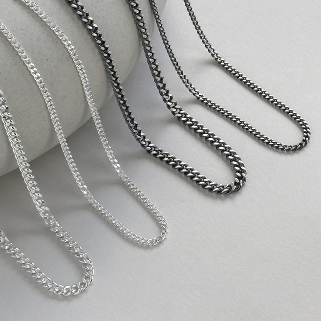 순은 실버925 국내생산 실버목걸이 순은목걸이 은목걸이줄 실버체인 silver925 2mm 3mm