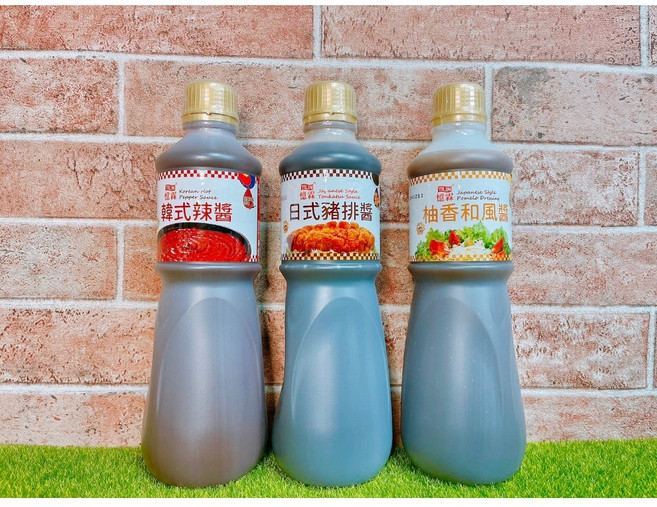 憶霖 韓式辣醬 1.3kg / 日式豬排醬 1.2kg / 柚香和風醬 1.1kg, 1個, 柚香和風醬1.1kg