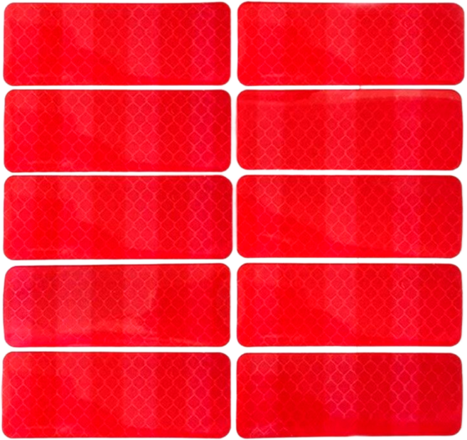 리온드 최신형 물에도 접착력 최강 고휘도 반사 테이프, 레드, 40개