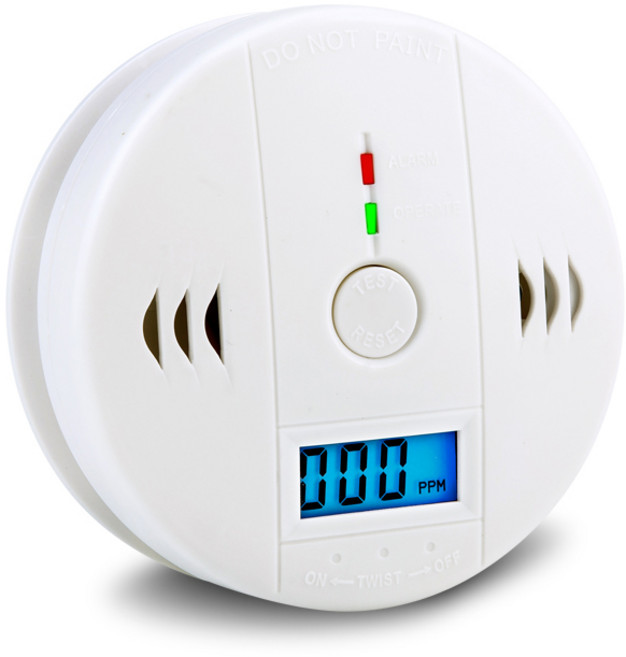 一氧化碳警報器 高靈敏度偵測 居家安全守護 安裝簡便 即時警報, 白, 1個
