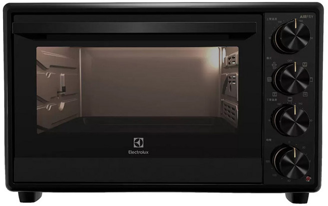 Electrolux 伊萊克斯 32L雙溫控氣炸旋風烤箱 黑色 11820g, EOT3215XFG, 1個