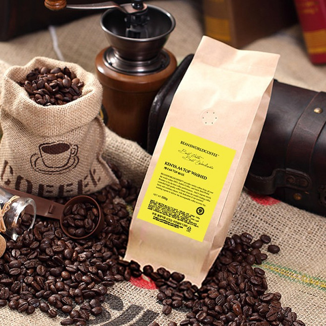 스페셜티 원두 갓 볶은 케냐 AA TOP 워시드 200g 원두커피, 고운분쇄(모카포트/에스프레스용), 1개