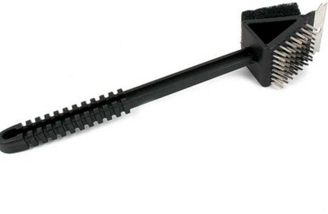 그릴 청소 솔 주물 캠핑 세척솔 바베큐 청소 솔 도구 다용도 손잡이 고기판 만능 철망 주방 석쇠