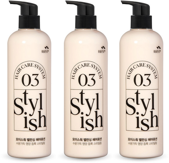 꽃을든남자 헤어케어 시스템 모이스춰 밸런싱 헤어로션, 500ml, 3개