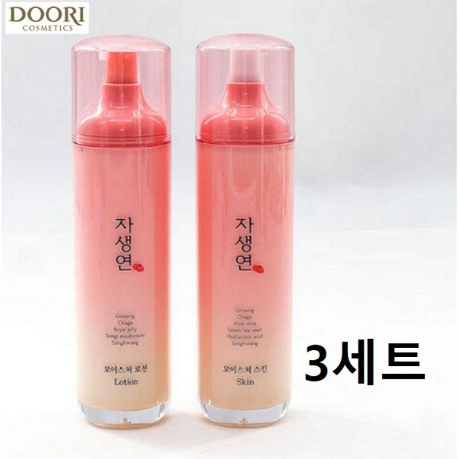 자생연 모이스처 스킨 120ml + 로션 120ml, 3세트