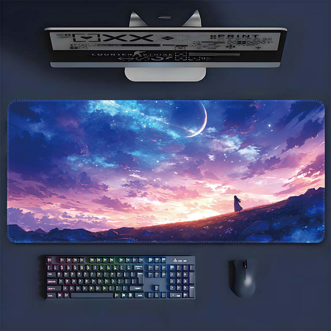 LANAYA GAMES 게이밍 마우스 장패드 E-SPORTS 전용 컨트롤 패드, 0 0 5