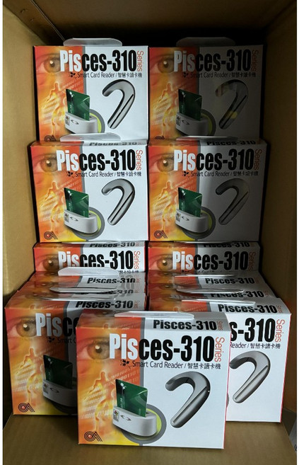 富福里 Pisces-310 虹堡 USB晶片金融讀卡機 支援ATM轉帳、報稅、健保卡, 1個