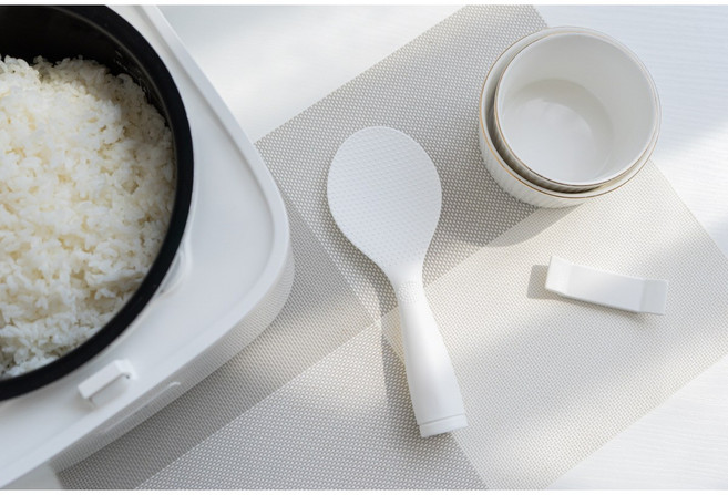 퓨어미즈키 스탠딩 밥주걱, 1개, 화이트