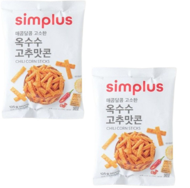 광일 옥수수 고추맛콘, 2세트, 120g