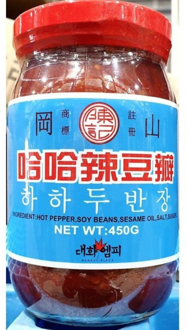 두반장 대화 4 /두반장/모음/마파두부/감칠맛/중화/오뚜기/복원/이금기/화풍/대화, 1개, 450g